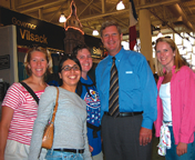 Governor Vilsack and SAAR students