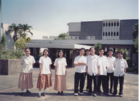 Cleofe Bacungan and PSHS students
