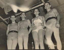 Grinwold, far right, helped create the first Iowa Circus at the UI.