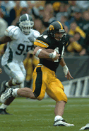 As a Hawkeye, Clark is remembered as much for his dedication to education as he is for his moves on the field.