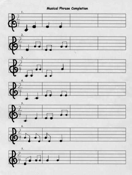 Musical Phrase Completion