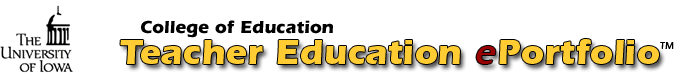 Teacher Education ePortfolio™